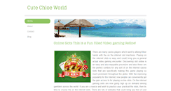 Desktop Screenshot of cutechloeworld.weebly.com