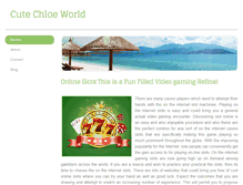 Tablet Screenshot of cutechloeworld.weebly.com