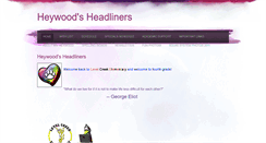Desktop Screenshot of heywoodsheadliners.weebly.com