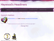 Tablet Screenshot of heywoodsheadliners.weebly.com