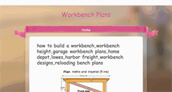 Desktop Screenshot of myworkbenchplans.weebly.com