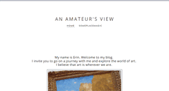 Desktop Screenshot of anamateursview.weebly.com