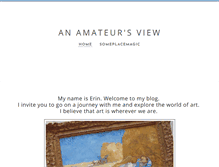 Tablet Screenshot of anamateursview.weebly.com