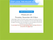 Tablet Screenshot of ladiesnightwakefield.weebly.com