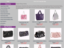 Tablet Screenshot of chanel-shop-online.weebly.com