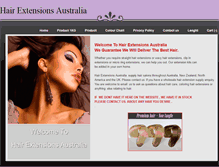Tablet Screenshot of hairextensionsaustralia.weebly.com