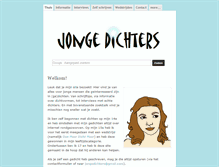 Tablet Screenshot of jongedichters.weebly.com