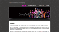 Desktop Screenshot of element-photography.weebly.com