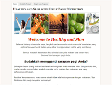 Tablet Screenshot of healthyslim.weebly.com