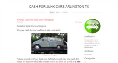 Desktop Screenshot of cashforjunkcarsarlingtontx.weebly.com