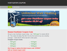 Tablet Screenshot of couponhostgator.weebly.com