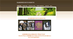 Desktop Screenshot of harboredsoulsrescue.weebly.com