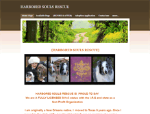 Tablet Screenshot of harboredsoulsrescue.weebly.com