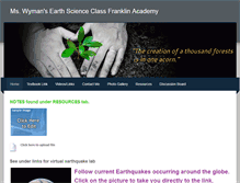 Tablet Screenshot of earthsciencewyman.weebly.com