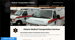Desktop Screenshot of medicaltransportation.weebly.com
