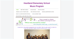 Desktop Screenshot of hesmusic.weebly.com
