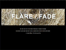 Tablet Screenshot of flarefade.weebly.com