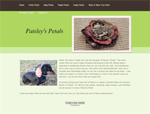 Tablet Screenshot of paisleyspetals.weebly.com