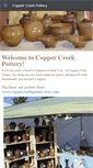 Mobile Screenshot of coppercreekpottery.weebly.com