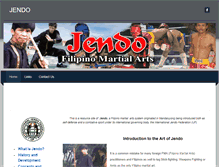 Tablet Screenshot of jendomartialarts.weebly.com