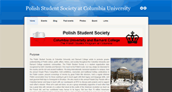 Desktop Screenshot of polishstudentsocietycolumbia.weebly.com