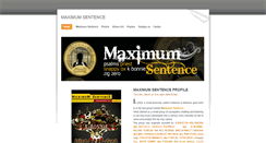 Desktop Screenshot of maximumsentence.weebly.com