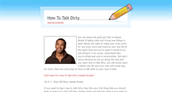 Desktop Screenshot of learn-how-to-talk-dirty.weebly.com