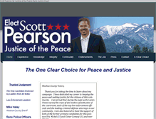 Tablet Screenshot of pearson4justice.weebly.com