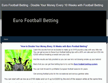 Tablet Screenshot of eurofootballbetting.weebly.com