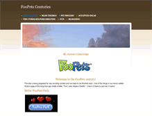 Tablet Screenshot of foopetscenturies.weebly.com