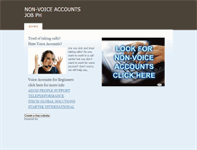 Tablet Screenshot of nonvoice.weebly.com