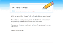 Tablet Screenshot of msvarelasclass.weebly.com