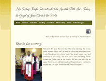 Tablet Screenshot of newrefugetempleintl.weebly.com