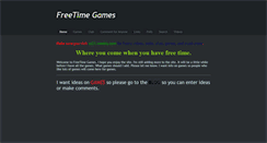 Desktop Screenshot of freetimegames.weebly.com