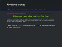 Tablet Screenshot of freetimegames.weebly.com