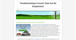 Desktop Screenshot of lincoln-town-car.weebly.com