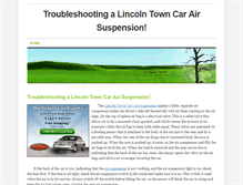 Tablet Screenshot of lincoln-town-car.weebly.com
