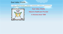 Desktop Screenshot of eastvalleywildlife.weebly.com