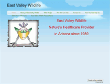 Tablet Screenshot of eastvalleywildlife.weebly.com