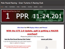 Tablet Screenshot of polepacedracing.weebly.com