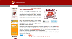 Desktop Screenshot of meatbenefits.weebly.com