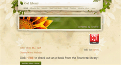Desktop Screenshot of owllibrary.weebly.com