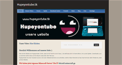 Desktop Screenshot of hupeyontube.weebly.com