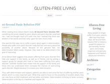 Tablet Screenshot of glutenfreeliving.weebly.com