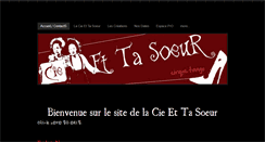 Desktop Screenshot of cieettasoeur.weebly.com