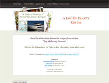 Tablet Screenshot of adayofbeauty.weebly.com