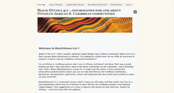 Desktop Screenshot of blackottawa411.weebly.com