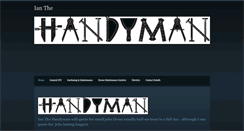 Desktop Screenshot of ianthehandyman.weebly.com