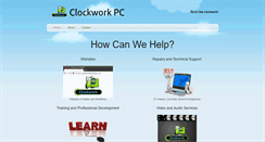 Desktop Screenshot of clockworkpc.weebly.com