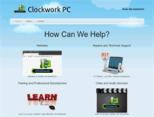 Tablet Screenshot of clockworkpc.weebly.com